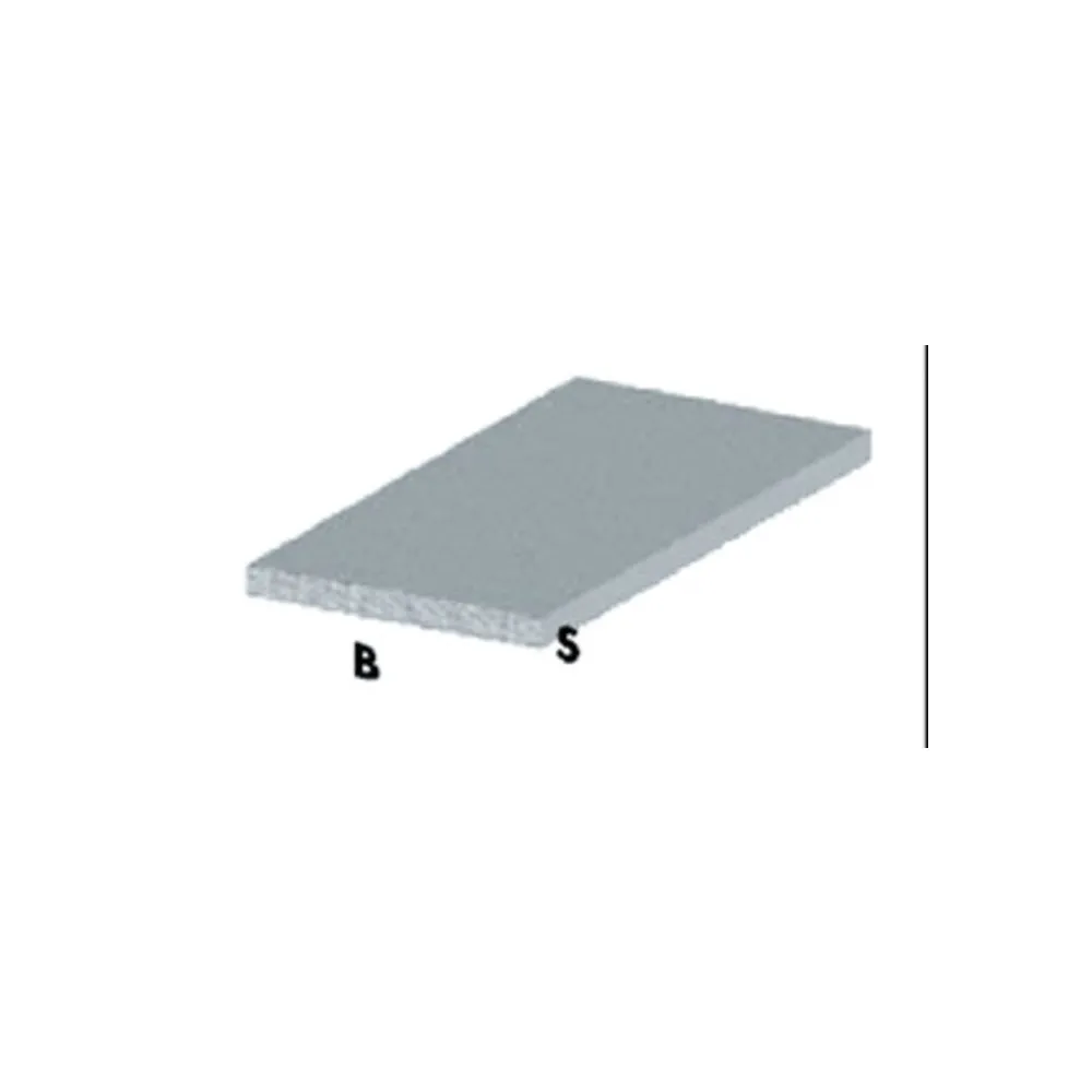 PROFILO ARGENTO H.100 CM PIATTO 30X2 MM* (5