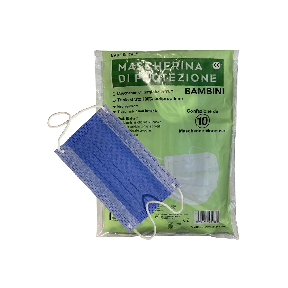 MASCHERINA CHIRURGICA BAMBINO PZ 10