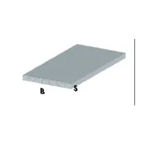 PROFILO ARGENTO H.100 CM PIATTO 20X2 MM* (5