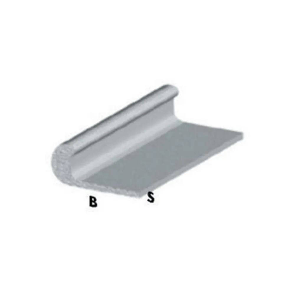 PROFILO ARGENTO H.100 CM UNGHIETTA 25X1 MM** (5