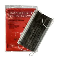 MASCHERINA CHIRURGICA COL.NERO PZ 10 (30