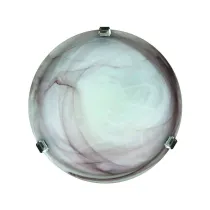 PLAFONIERA DUNA ALABASTRO TABACCO D 40 CM (5