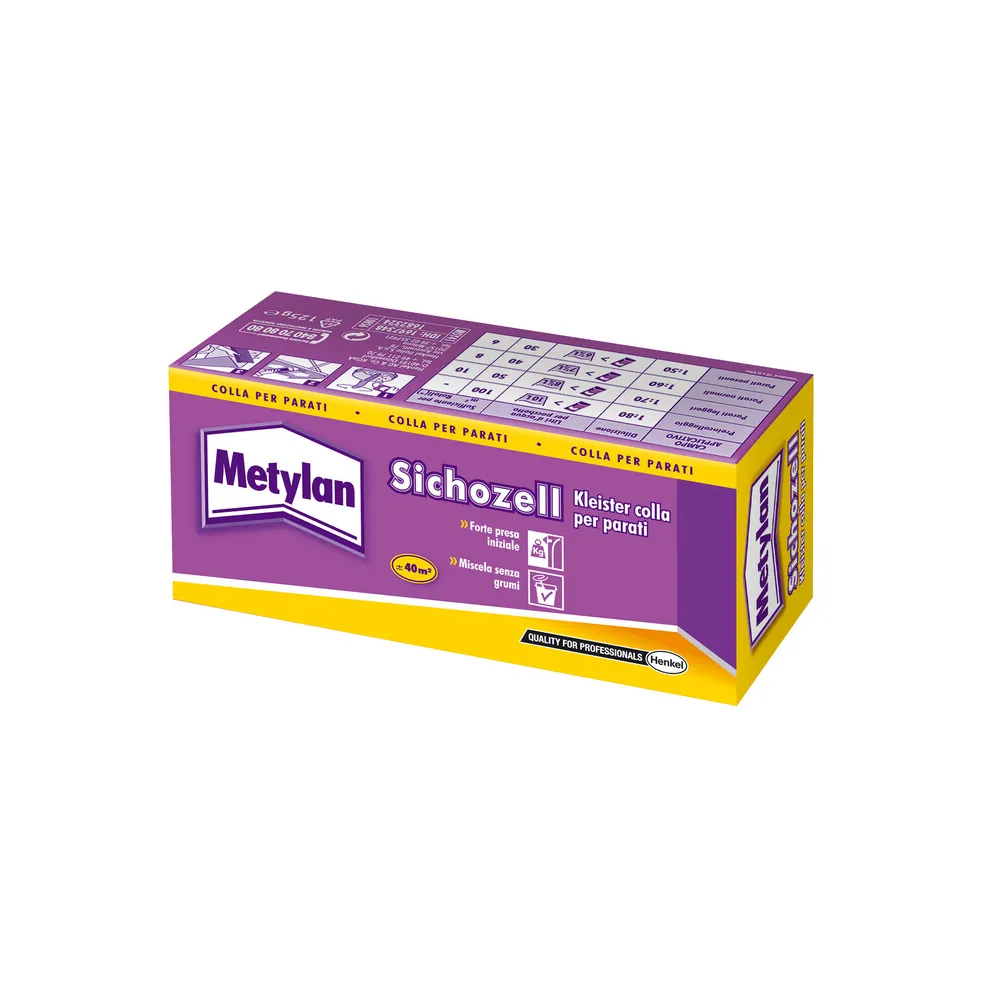 METYLAN SICHOZELL GIALLA ADESIVO PARATI 125 G METYLAN SICHOZELL GIALLA ADESIVO PARATI 125 G