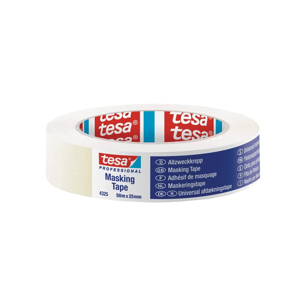 NASTRO MASCHERA EDILIZIA TESA 25 MM X 50 M (72 NASTRO MASCHERA EDILIZIA TESA 25 MM X 50 M (72
