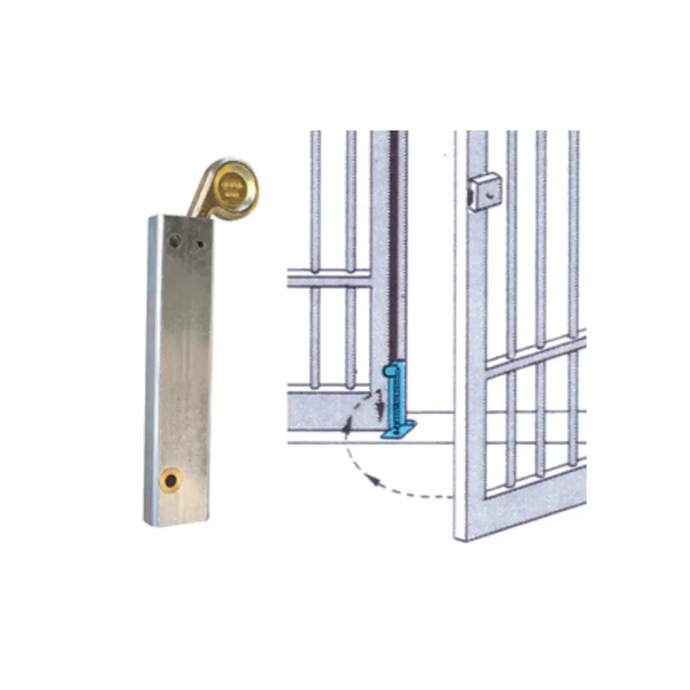 PALETTO AUTOMATICO 418 LEVA OTT FER ZIN 30X15X180 MM (6 PALETTO AUTOMATICO 418 LEVA OTT FER ZIN 30X15X180 MM (6