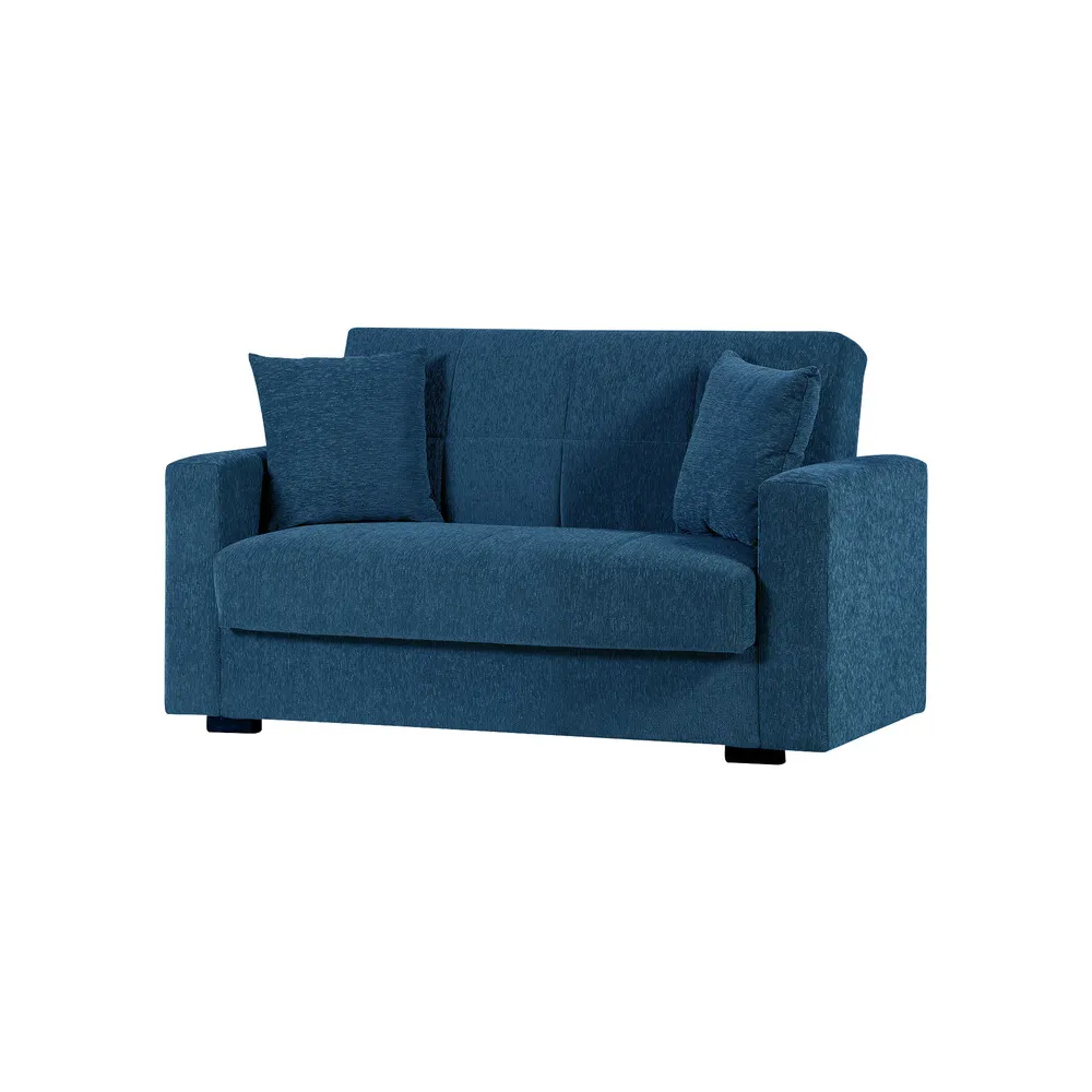 DIVANO 2 POSTI C/CASSETTONE NORA YOUNG BLUE 115 DIVANO 2 POSTI C/CASSETTONE NORA YOUNG BLUE 115
