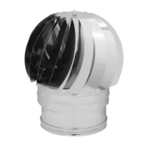 FUMAIOLO TURBO INOX AISI 304 C/CUSCINETTI D 30 CM