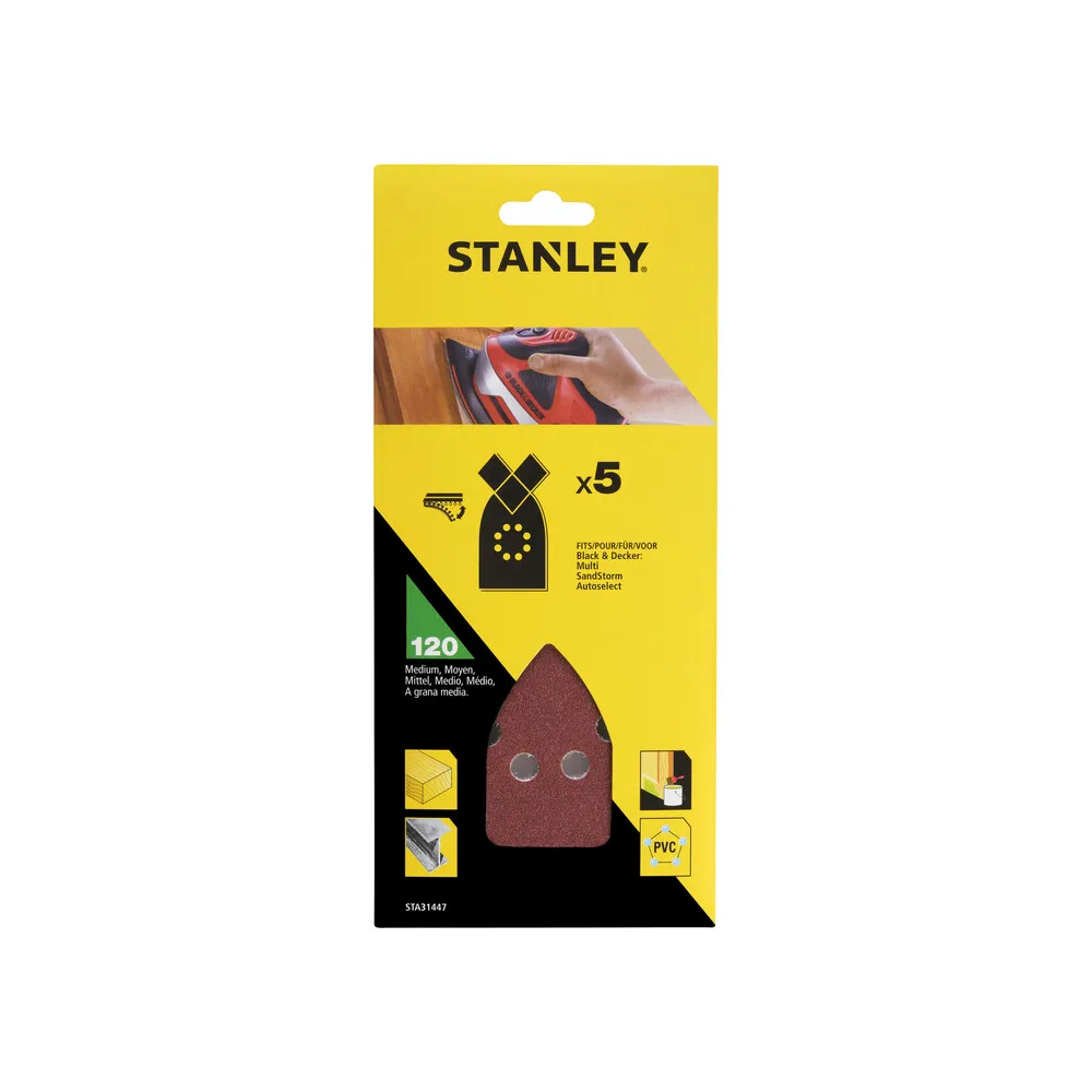 PIRANHA STANLEY STA31447 (X31447) 5 FOGLI P/MULTILEV. PUNTA 120 G