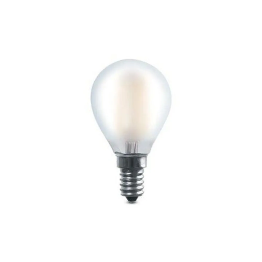 LED SFERA 4W E14 2700K 470 LM FILAM SATIN (10 LED SFERA 4W E14 2700K 470 LM FILAM SATIN (10