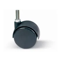 RUOTA NYLON GEMELLARE D 30 MM PERNO 8MAX12 MM* (4