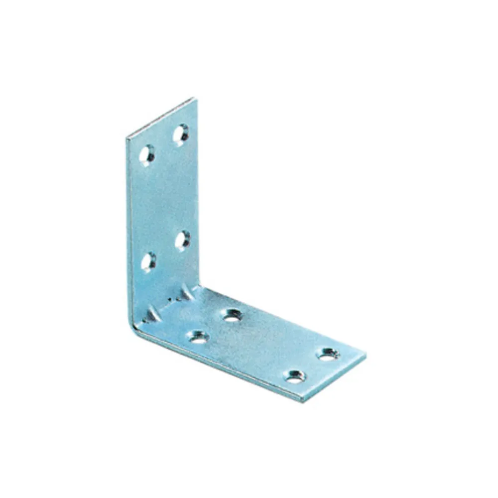 PIASTRINA AD ANGOLO ZINCATA 8 FORI 50X2X50 MM** (50 PIASTRINA AD ANGOLO ZINCATA 8 FORI 50X2X50 MM** (50