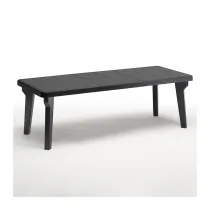 TAVOLO BERGEN 160/220X90XH74CM ANTRACITE