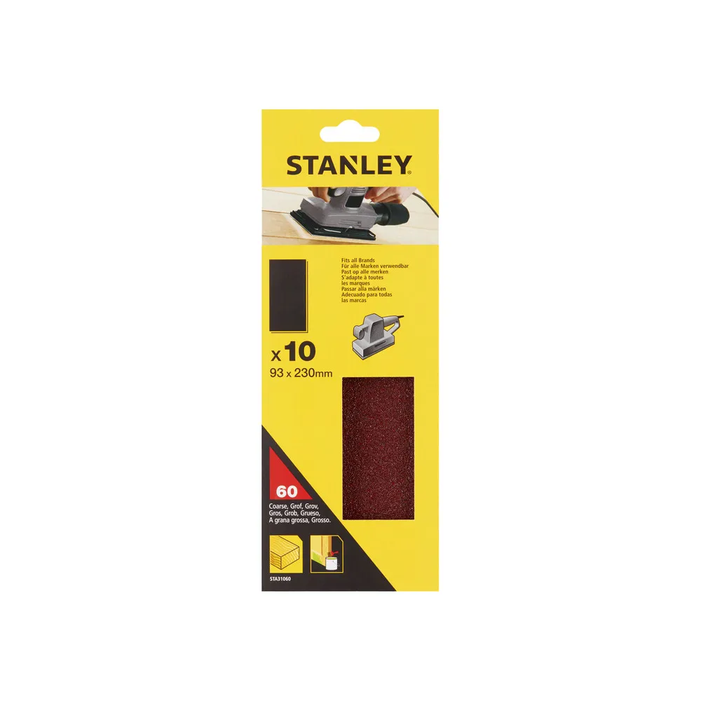 PIRANHA STANLEY STA31060 (X31060) 10 FOGLI 93X230 GR.60