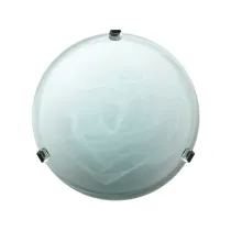 PLAFONIERA DUNA ALABASTRO BIANCO D 30 CM (5