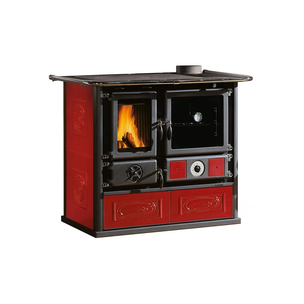 TERMOCUCINA LEGNA 11 KW ROSA DSA 4.0 BORDEAUX TERMOCUCINA LEGNA 11 KW ROSA DSA 4.0 BORDEAUX