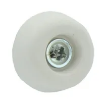 SOTTOSEDIA A CONO C/VITE BIANCO 30 MM CONF 8 PZ* (20