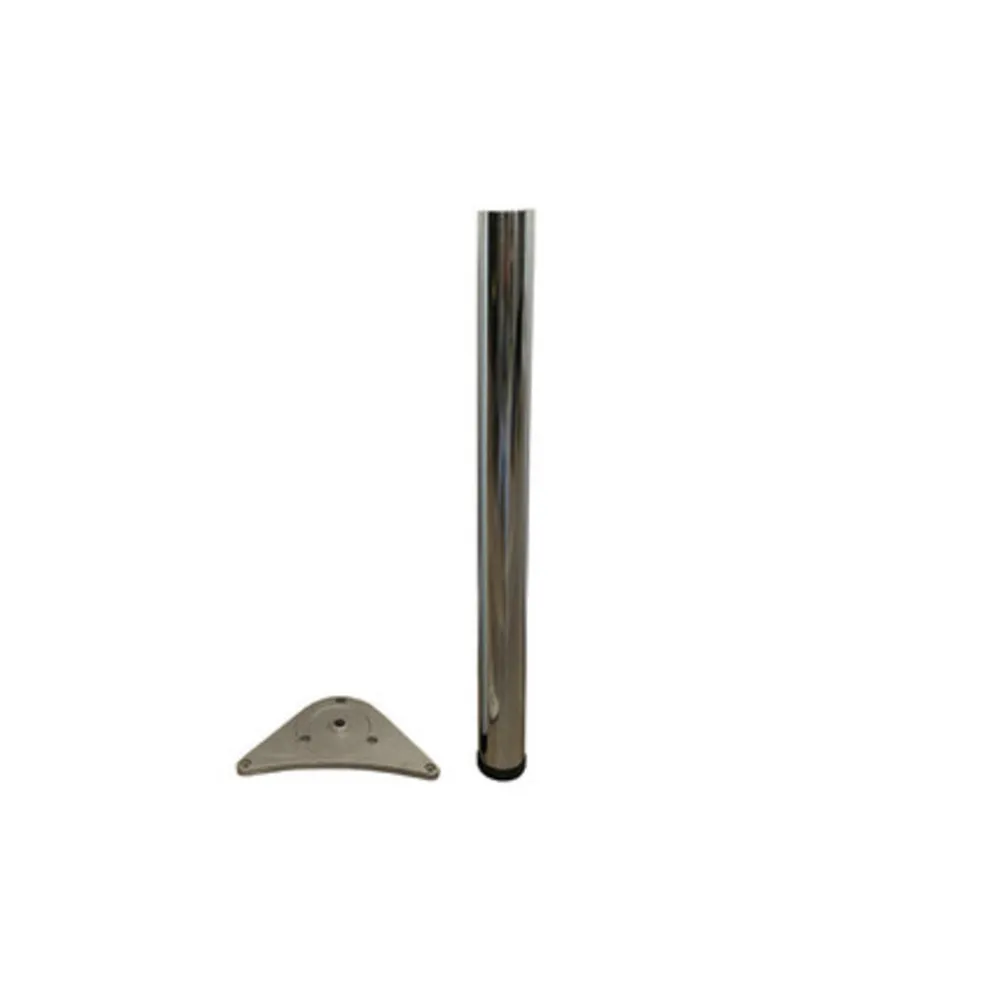 PIEDE P/TAVOLO ACCIAIO D 60XH710 MM CROMO (4 PIEDE P/TAVOLO ACCIAIO D 60XH710 MM CROMO (4