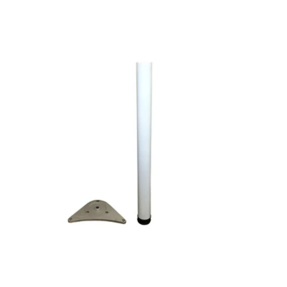 PIEDE P/TAVOLO ACCIAIO D 60XH710 MM BIANCO (4 PIEDE P/TAVOLO ACCIAIO D 60XH710 MM BIANCO (4