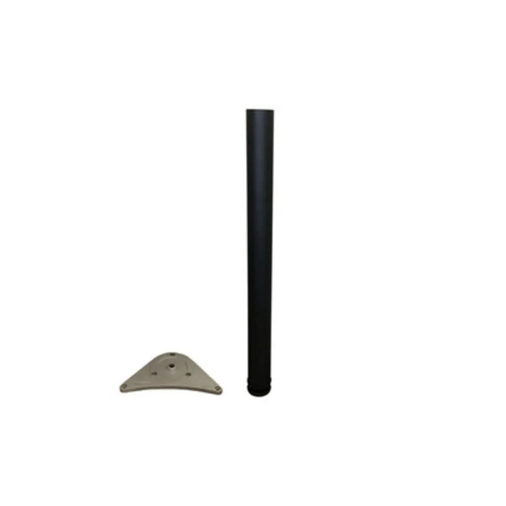 PIEDE P/TAVOLO ACCIAIO D 60XH710 MM NERO (4 PIEDE P/TAVOLO ACCIAIO D 60XH710 MM NERO (4