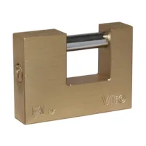 VIRO 507 FAI LUCCHETTO P/SERRANDA 90MM OTTONATO