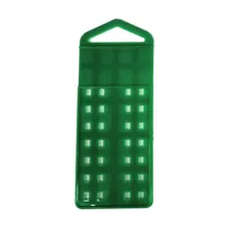 PLACCHETTA SELF SERVICE 145X55 MM VERDE (250