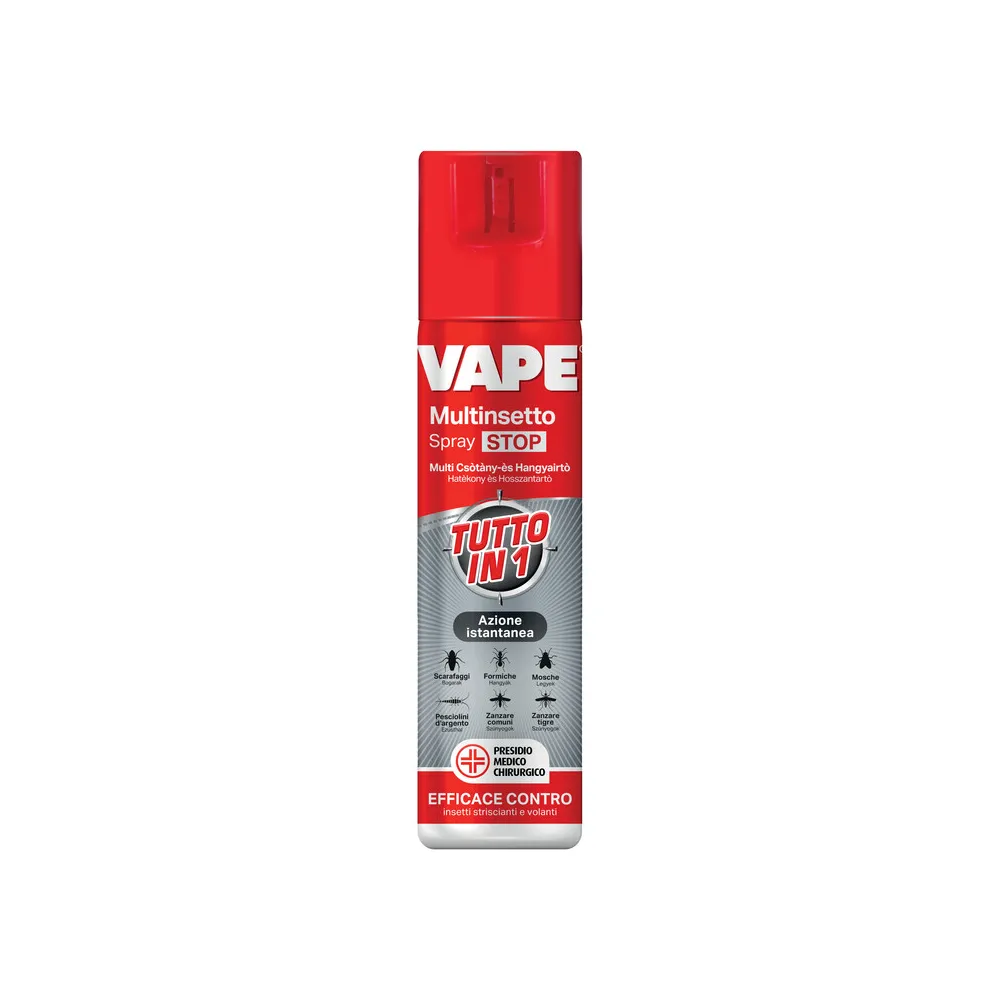 MOSCHE E MULTINSETTO SPRAY STOP VAPE 400 ML (12 MOSCHE E MULTINSETTO SPRAY STOP VAPE 400 ML (12