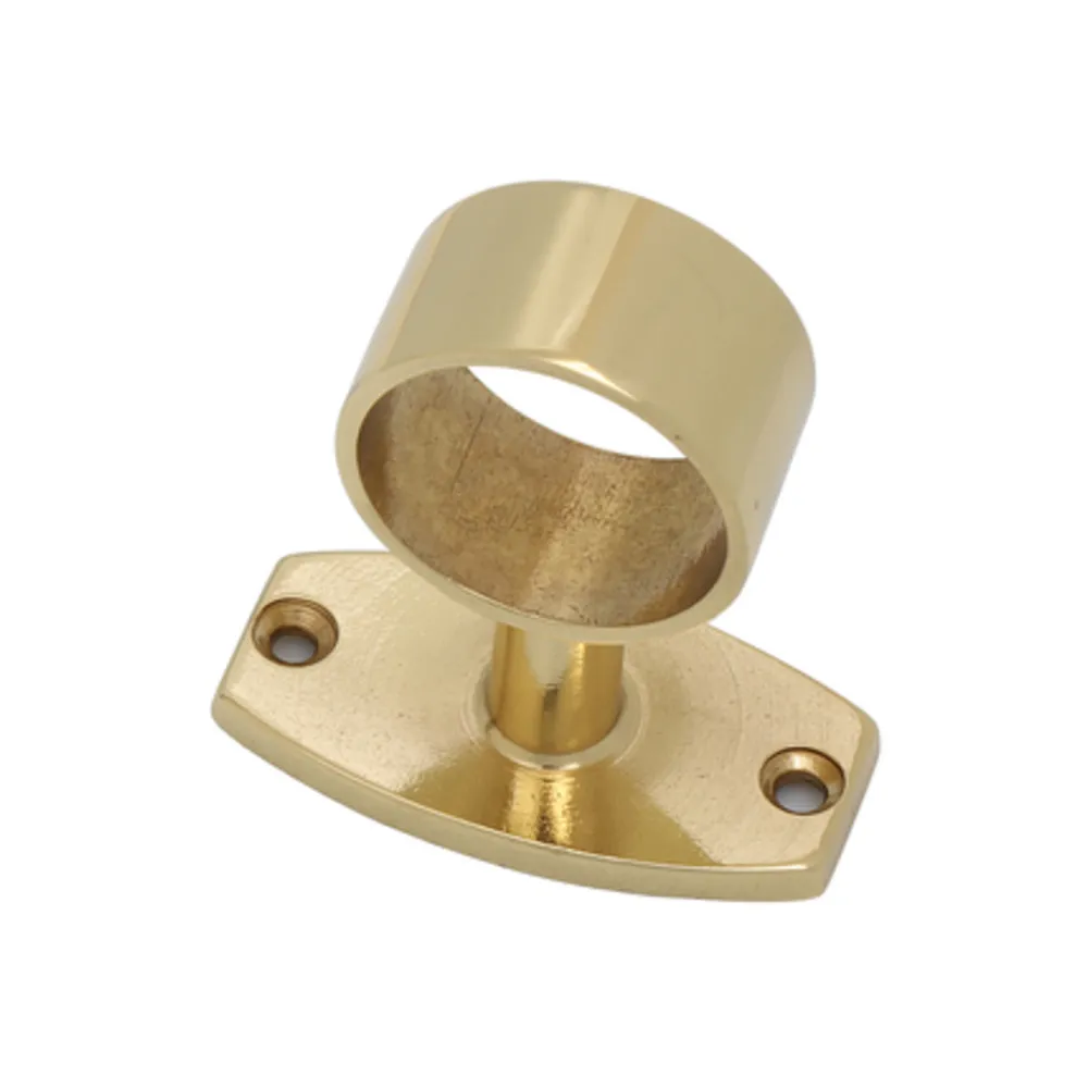 PASSANTE TUBO CORRIMANO OTTONE LUCIDO D 30 MM** (5