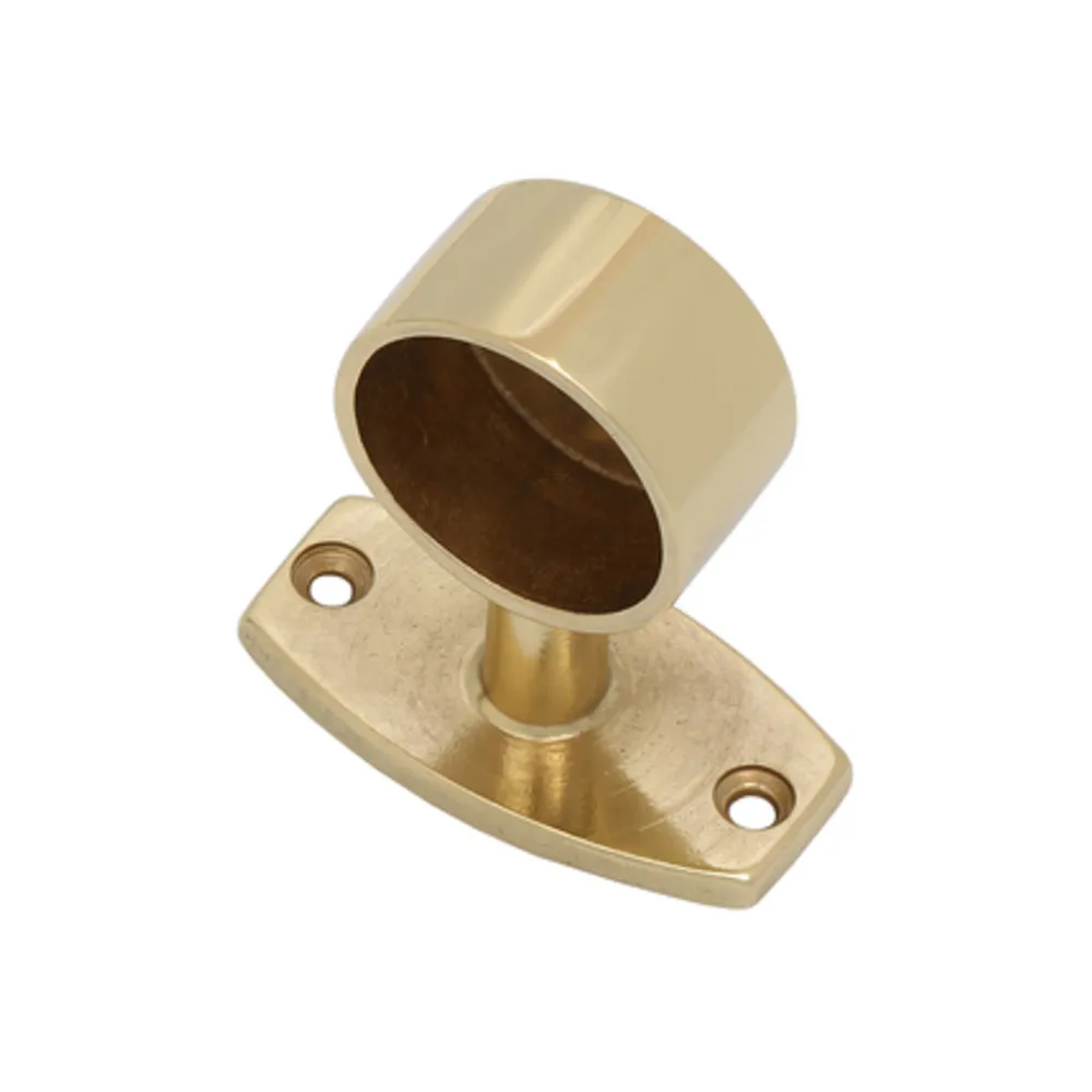 FINALE TUBO CORRIMANO OTTONE LUCIDO D 30 MM** (5 FINALE TUBO CORRIMANO OTTONE LUCIDO D 30 MM** (5