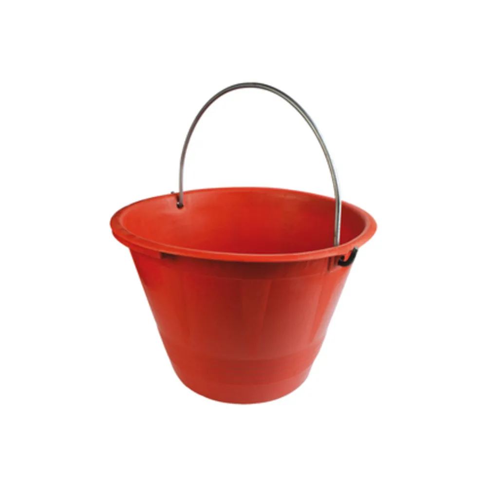 SECCHIO P/MURATORE PLAST C/ARCO ROSSO D 36CM 10 L (10 SECCHIO P/MURATORE PLAST C/ARCO ROSSO D 36CM 10 L (10