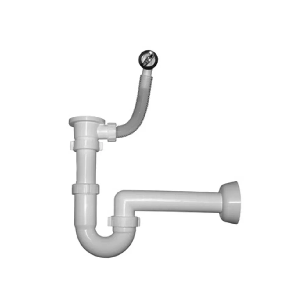 SIFONE P/LAVATOIO RESINA C/PILETTA E TROPPO PIENO SIFONE P/LAVATOIO RESINA C/PILETTA E TROPPO PIENO