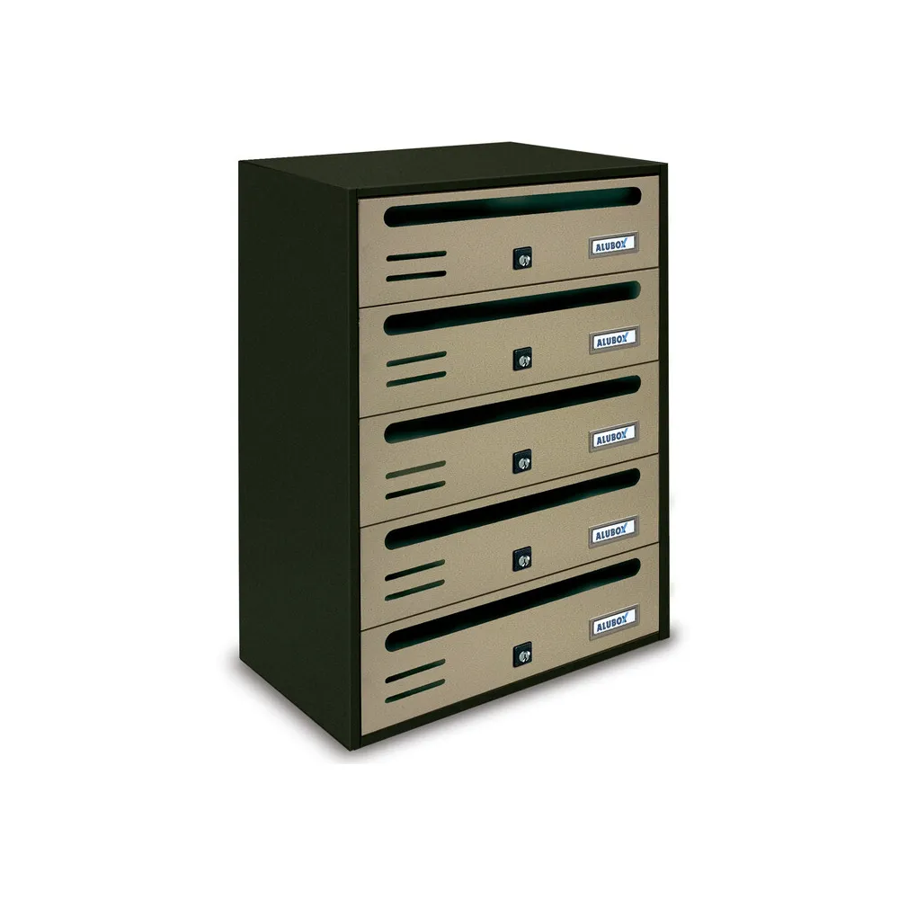 CASSETTA POSTALE ALUBOX CUBO/R 5 38 CASSETTA POSTALE ALUBOX CUBO/R 5 38