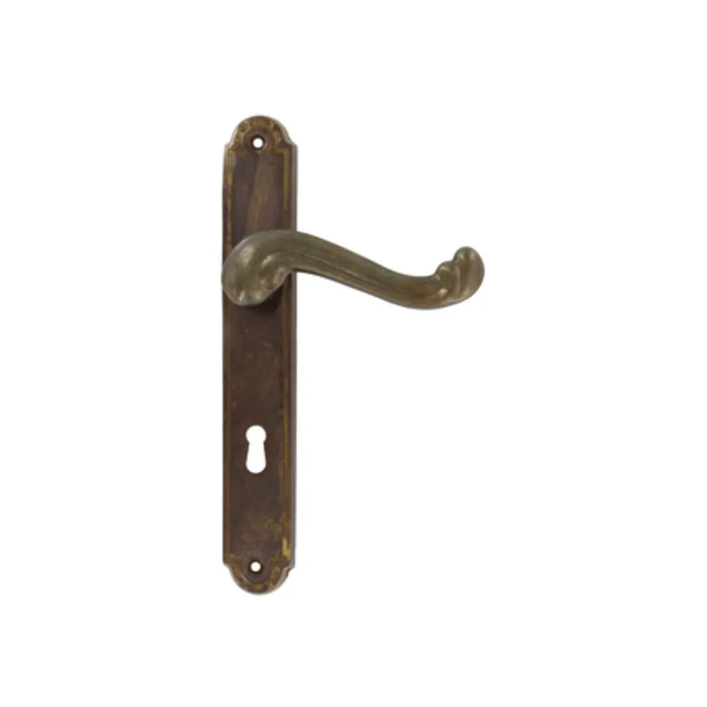 MANIGLIA OTTONE BRONZATO BAROCCO Q. 8/90 (4