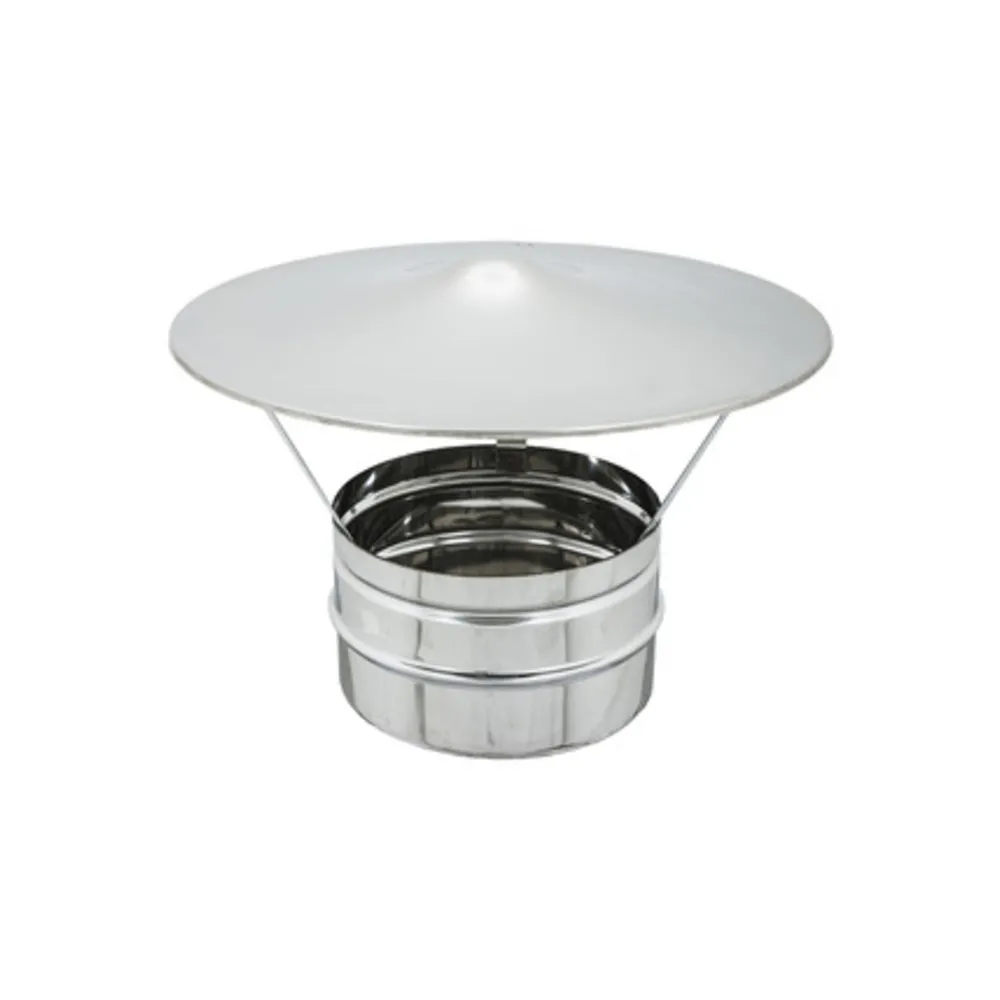 FUMAIOLO FISSO ACCIAIO ZINCATO D 14 CM (4 FUMAIOLO FISSO ACCIAIO ZINCATO D 14 CM (4