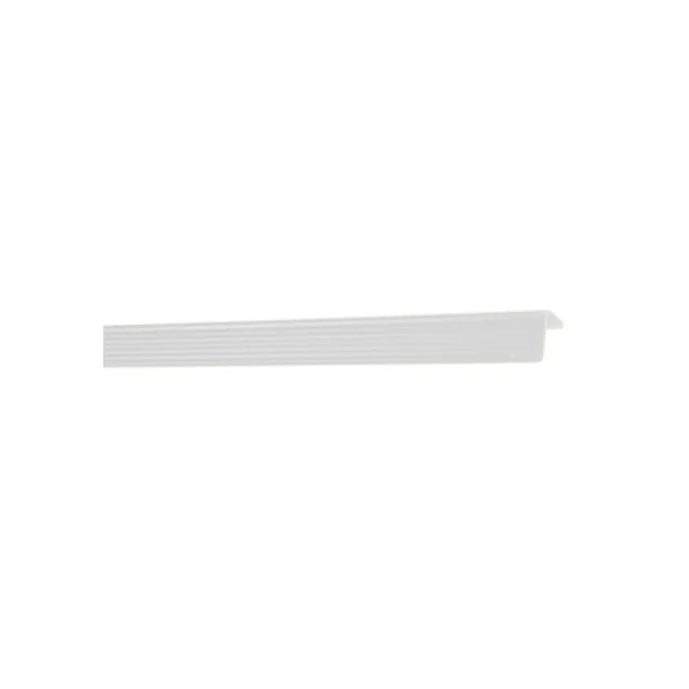 PARASPIGOLO 25X25 PLASTICA RIGATO 170 CM BIANCO (50 PARASPIGOLO 25X25 PLASTICA RIGATO 170 CM BIANCO (50