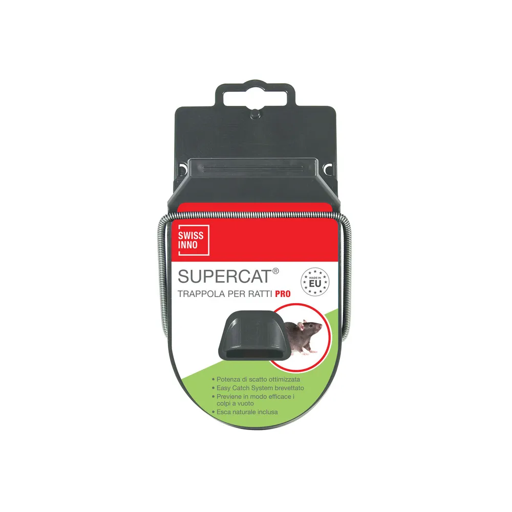 TRAPPOLA P/RATTI C/ESCA SUPERCAT PRO 1 PZ (4