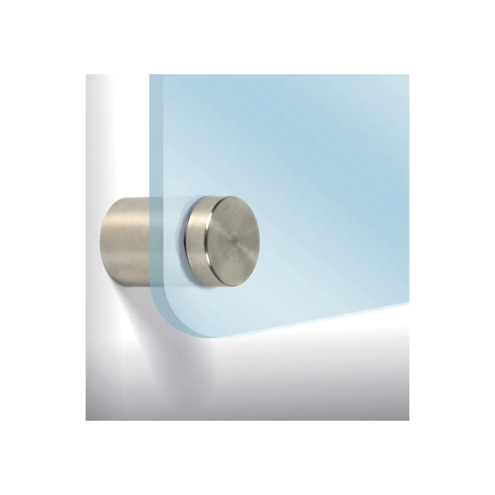 BL DISTANZIALE P/TARGA D 19X25 MM NICHEL SAT 4 PZ (6