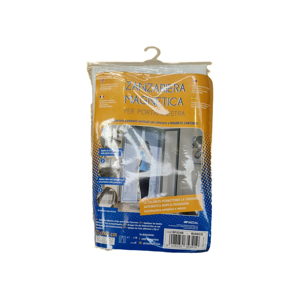 ZANZARIERA MAGNETICA 120XH240 CM BIANCO