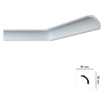 CORNICE DECORATIVA PER SOFFITTO mod. I706 - mm. 50x50