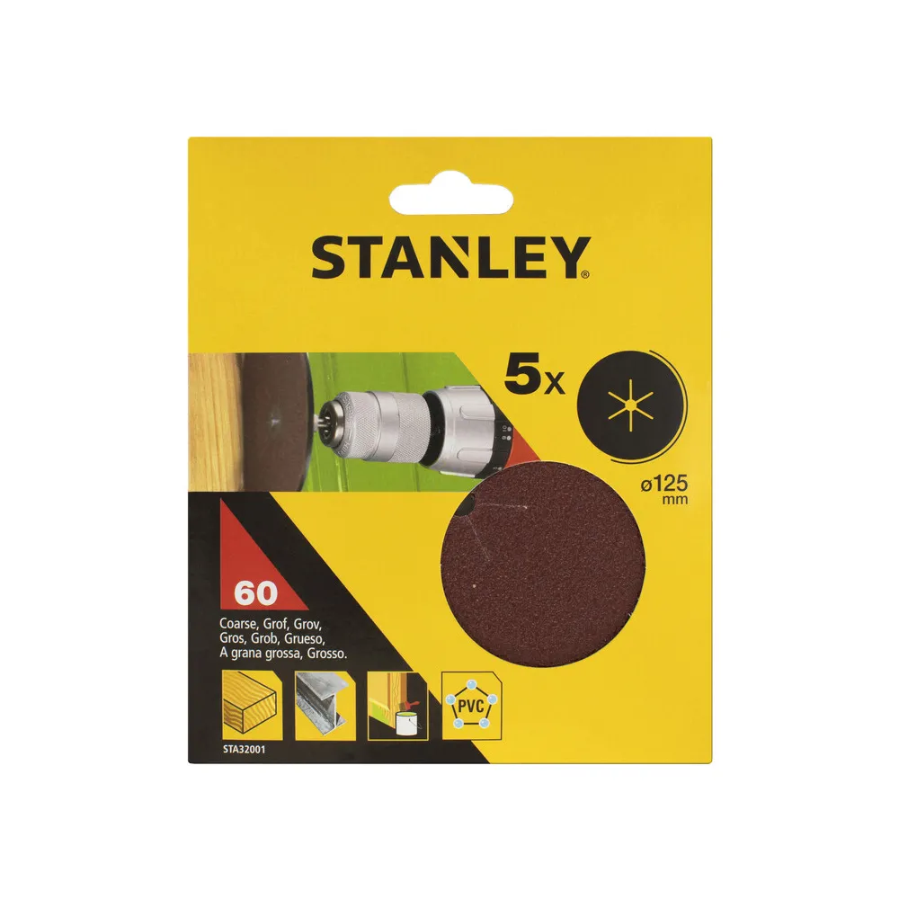 PIRANHA STANLEY STA32001 (X32001) 5 DISCHI D.125 GR.60