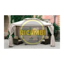 SET 4 TELI LATERALI P/GAZEBO SAHARA 400X400CM