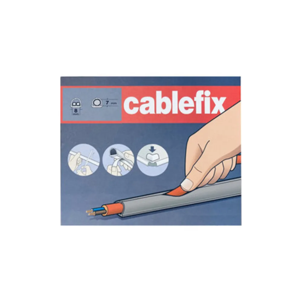 CANALINA ADESIVA INOFIX 8X7 MM DA 4 M GRIGIO CANALINA ADESIVA INOFIX 8X7 MM DA 4 M GRIGIO
