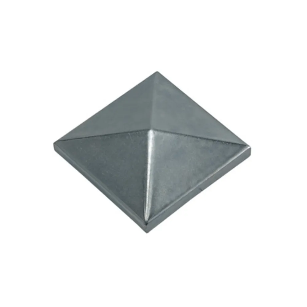 COPRIPILASTRO ACCIAIO QUADRO 80X 80 MM (25 COPRIPILASTRO ACCIAIO QUADRO 80X 80 MM (25