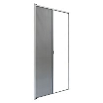 ZANZARIERA A RULLO LATERALE FRIZIONATA PER PORTA cm 160 x 250 - bronzo