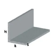 PROFILO CROMO H.200 CM ANGOLARE 25X25X1 MM (5