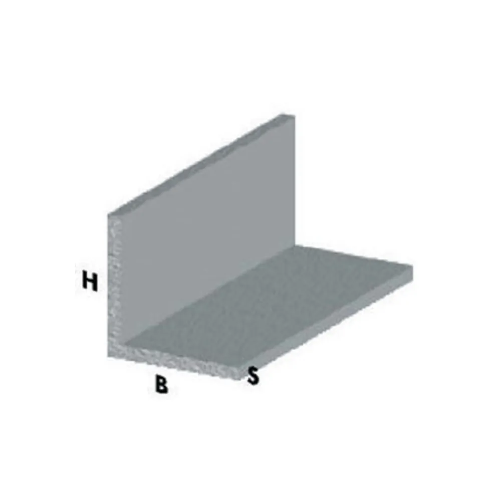 PROFILO CROMO H.200 CM ANGOLARE 25X25X1 MM (5