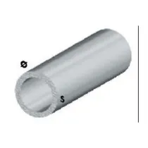 PROFILO CROMO H.100 CM TUBO TONDO 16X1 MM (5