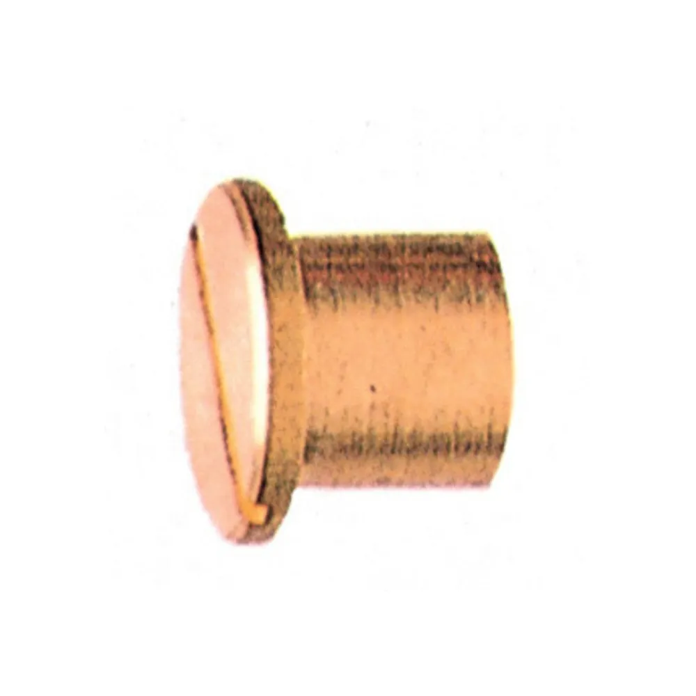 TESTINA CIECA 8MA OTTONE LUCIDO* (50 TESTINA CIECA 8MA OTTONE LUCIDO* (50