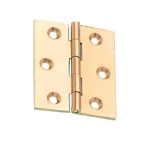 CERNIERA FRESATA PIANA OTTONE SATIN 40X35 MM** (24