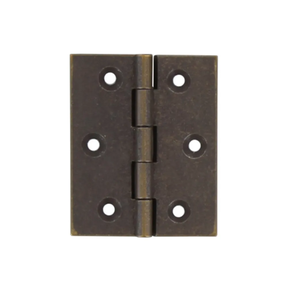 CERNIERA FRESATA PIANA OTTONE BRONZ 50X40 MM** (24
