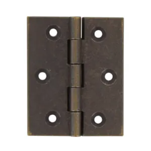 CERNIERA FRESATA PIANA OTTONE BRONZ 50X40 MM** (24
